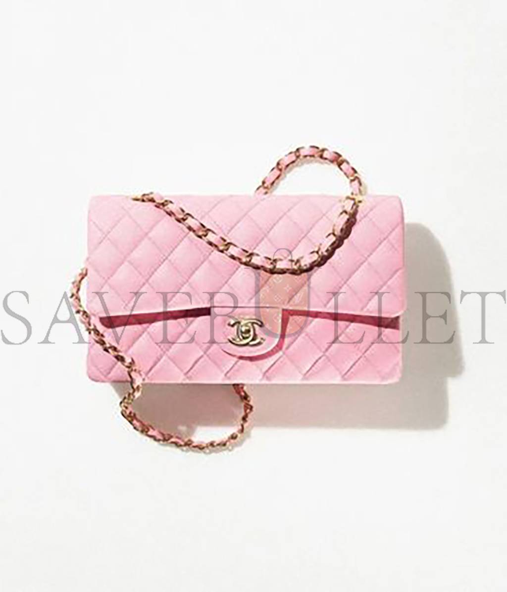 Ch*el classic bag gold hardware a01112 y33352 nh622 (25.5*15.5*6.5cm)